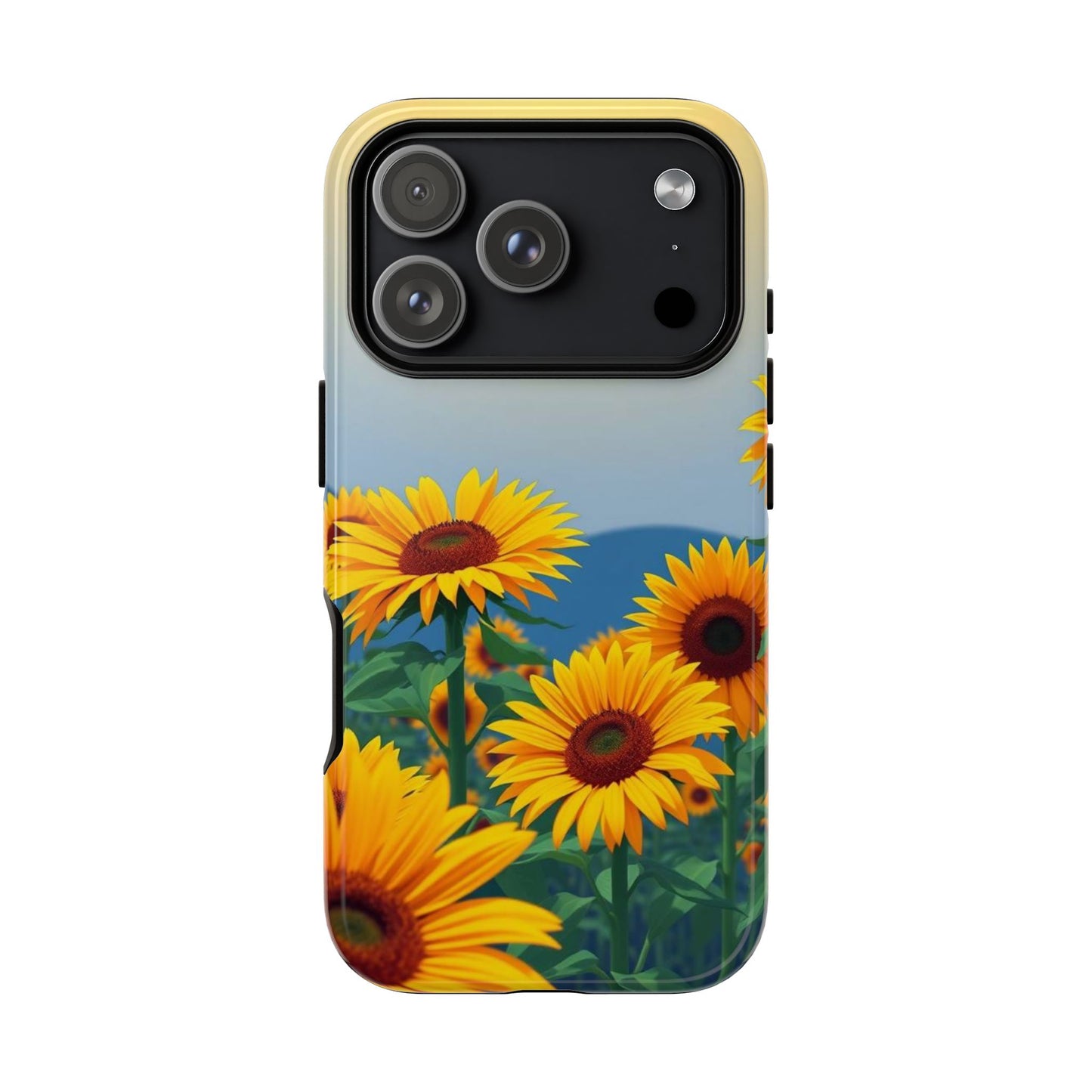 iPhone 17 Pro / Glossy Phone Case - Sunflowers Design Phone Case