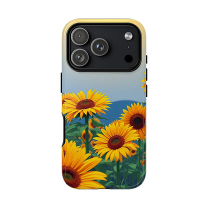 iPhone 17 Pro / Glossy Phone Case - Sunflowers Design Phone Case