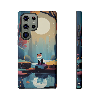 Samsung Galaxy S23 Ultra / Glossy Phone Case - Stylised Panda Design Phone Case