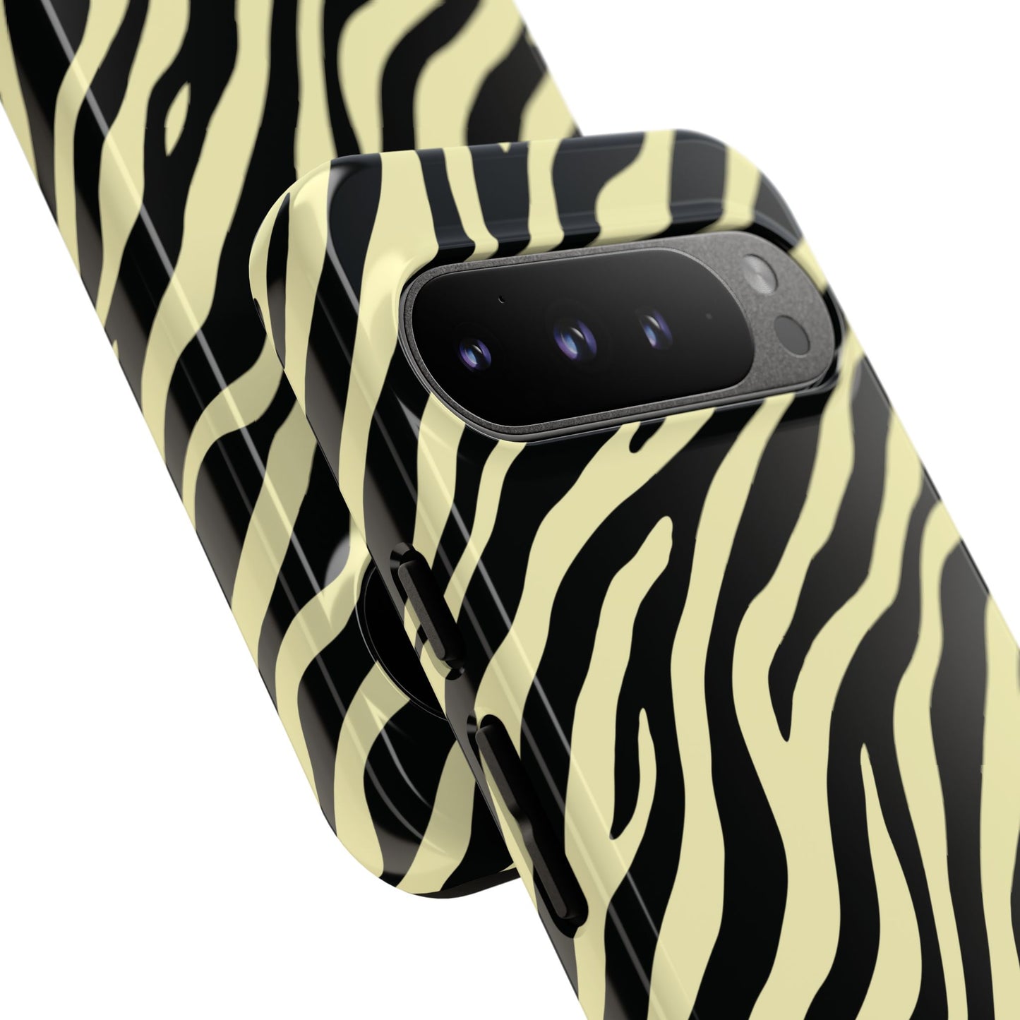 Stylish Neutral Zebra Print Phone Case