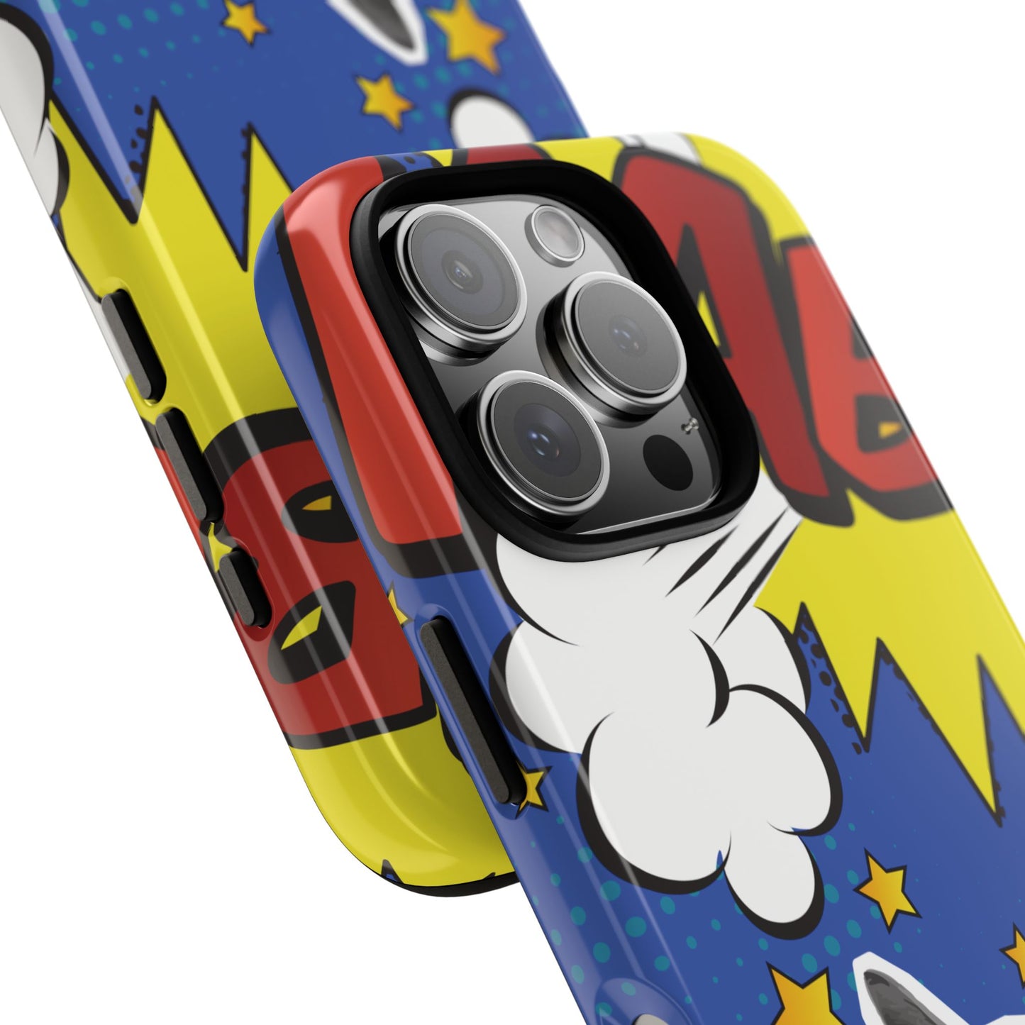 Phone Case - Bold Blue Pop Art Cat Phone Case