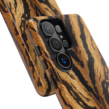 Amber Tiger Print Phone Case