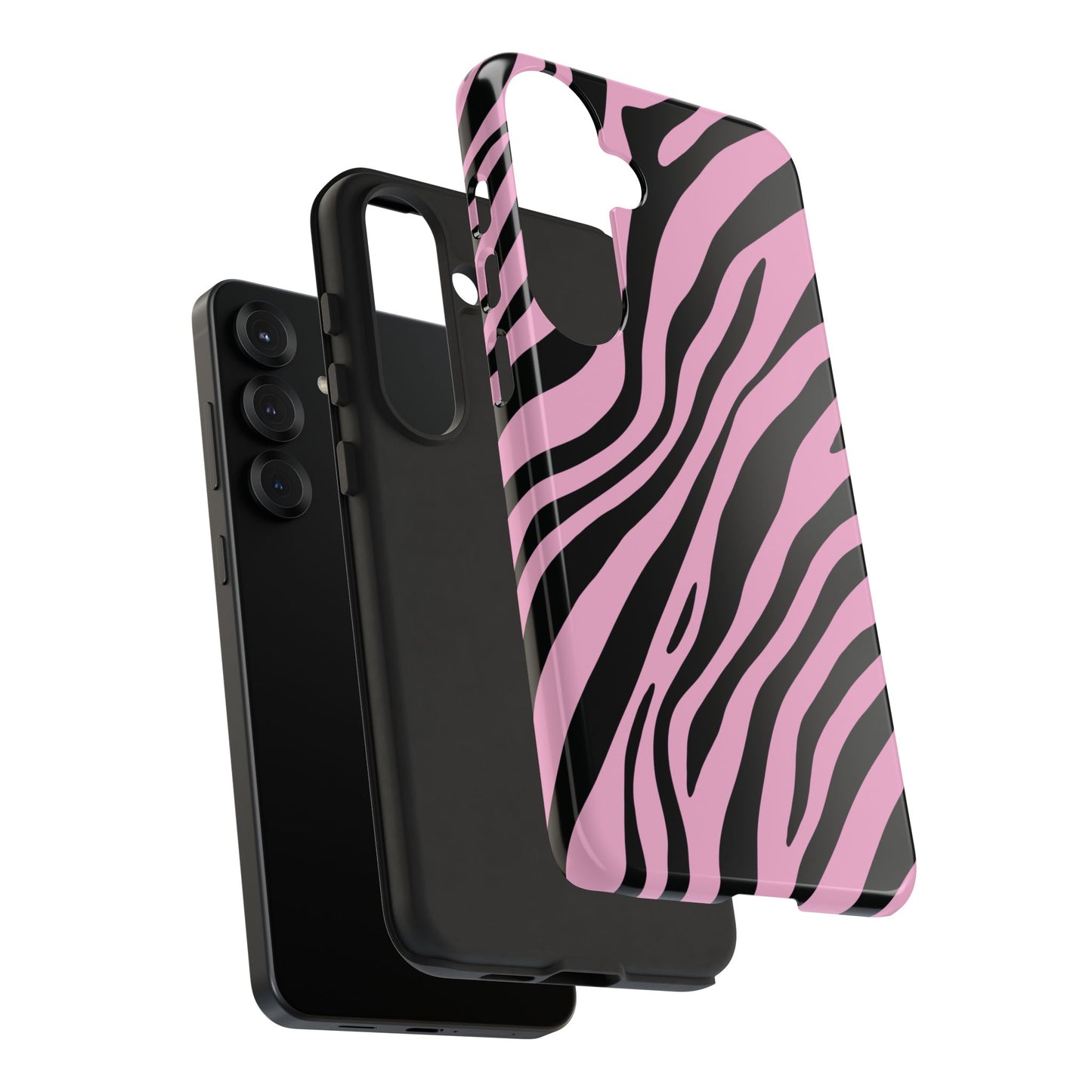 Modern Blush Zebra Print Phone Case