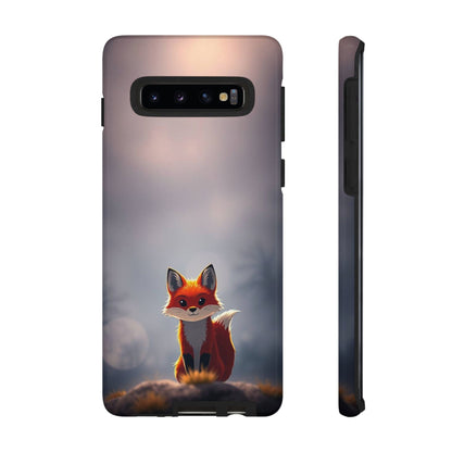 Samsung Galaxy S10 / Glossy Phone Case - Cute Gothic Fox Design Phone Case