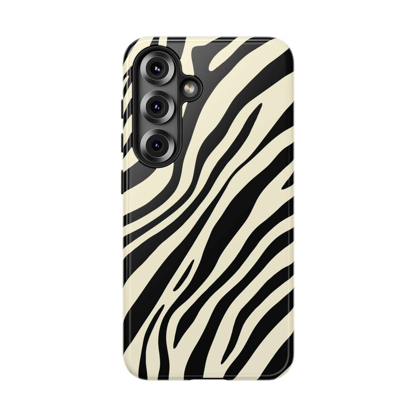 Modern Neutral Zebra Print Phone Case