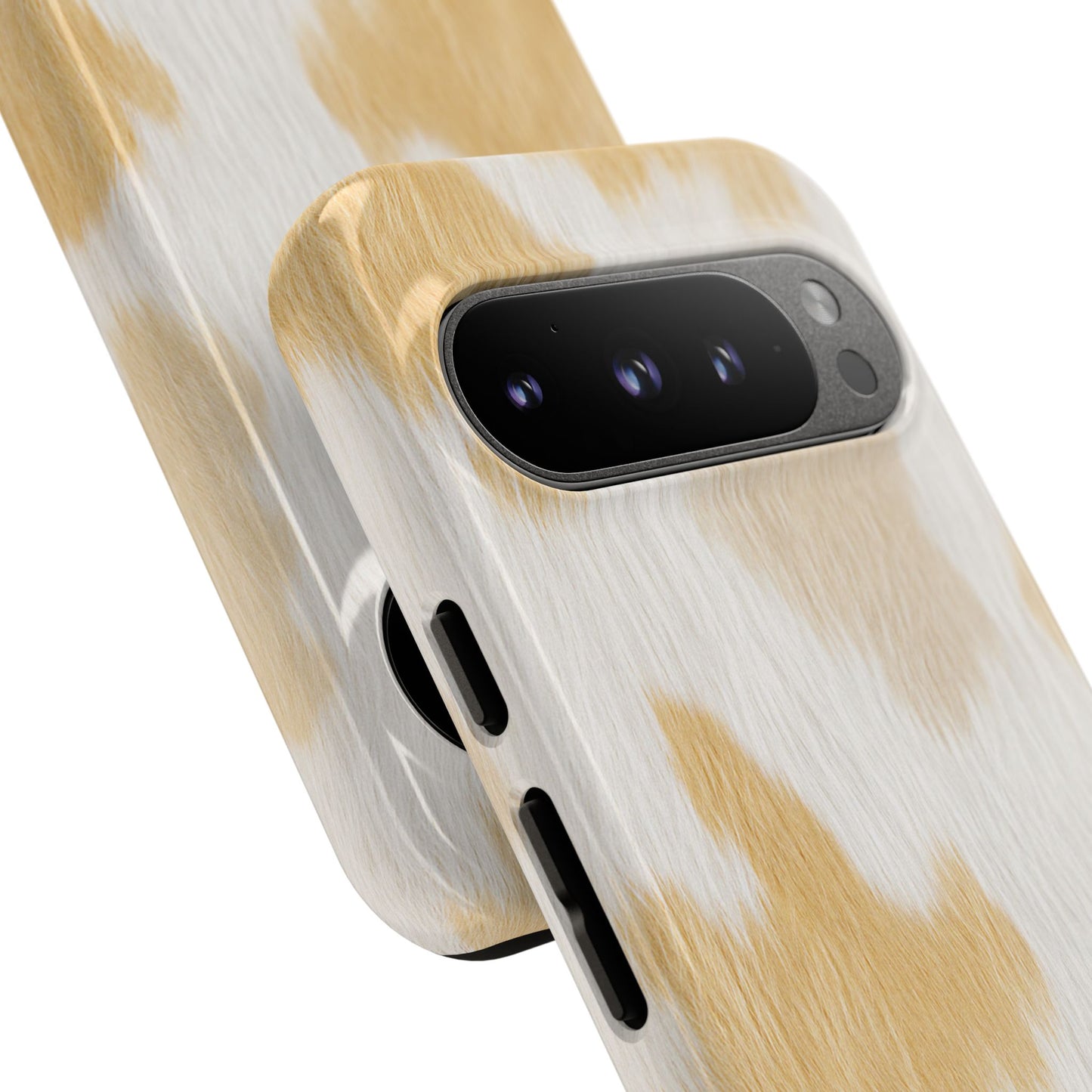 Golden Honey Cow Print Phone Case