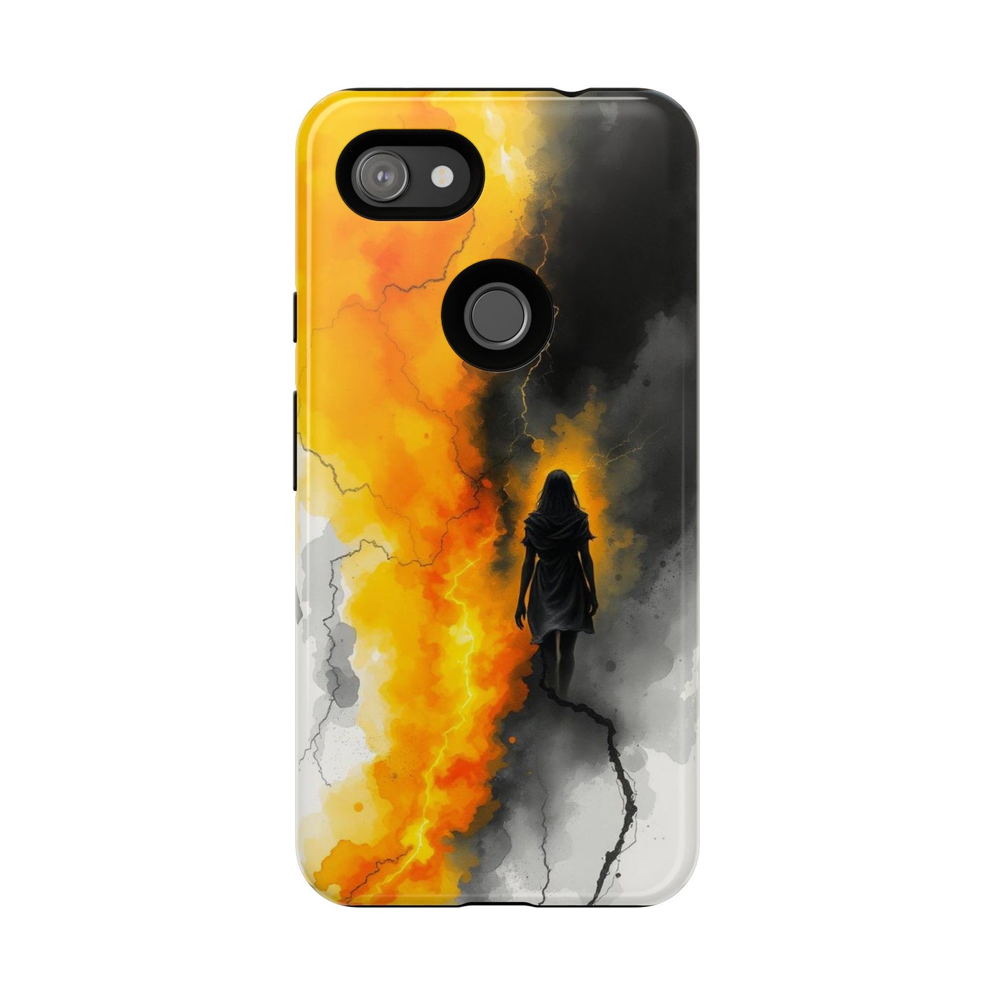 Watercolour Gothic Silhouette of a Woman Phone Case