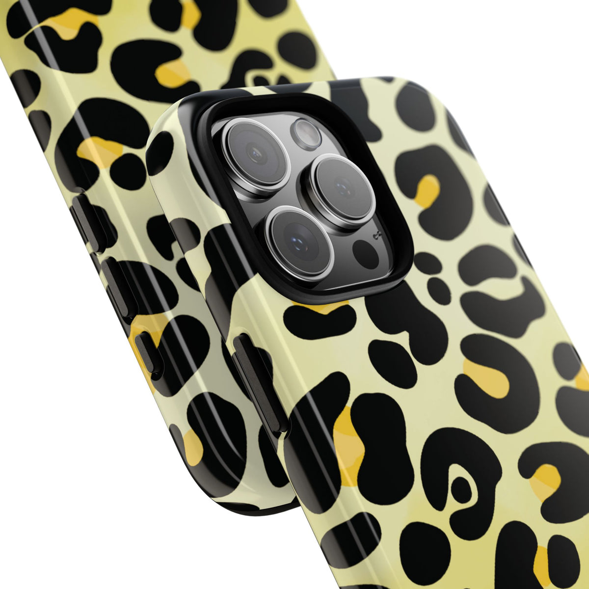 Classic Golden Leopard Print Phone Case - Yellow Phone Case