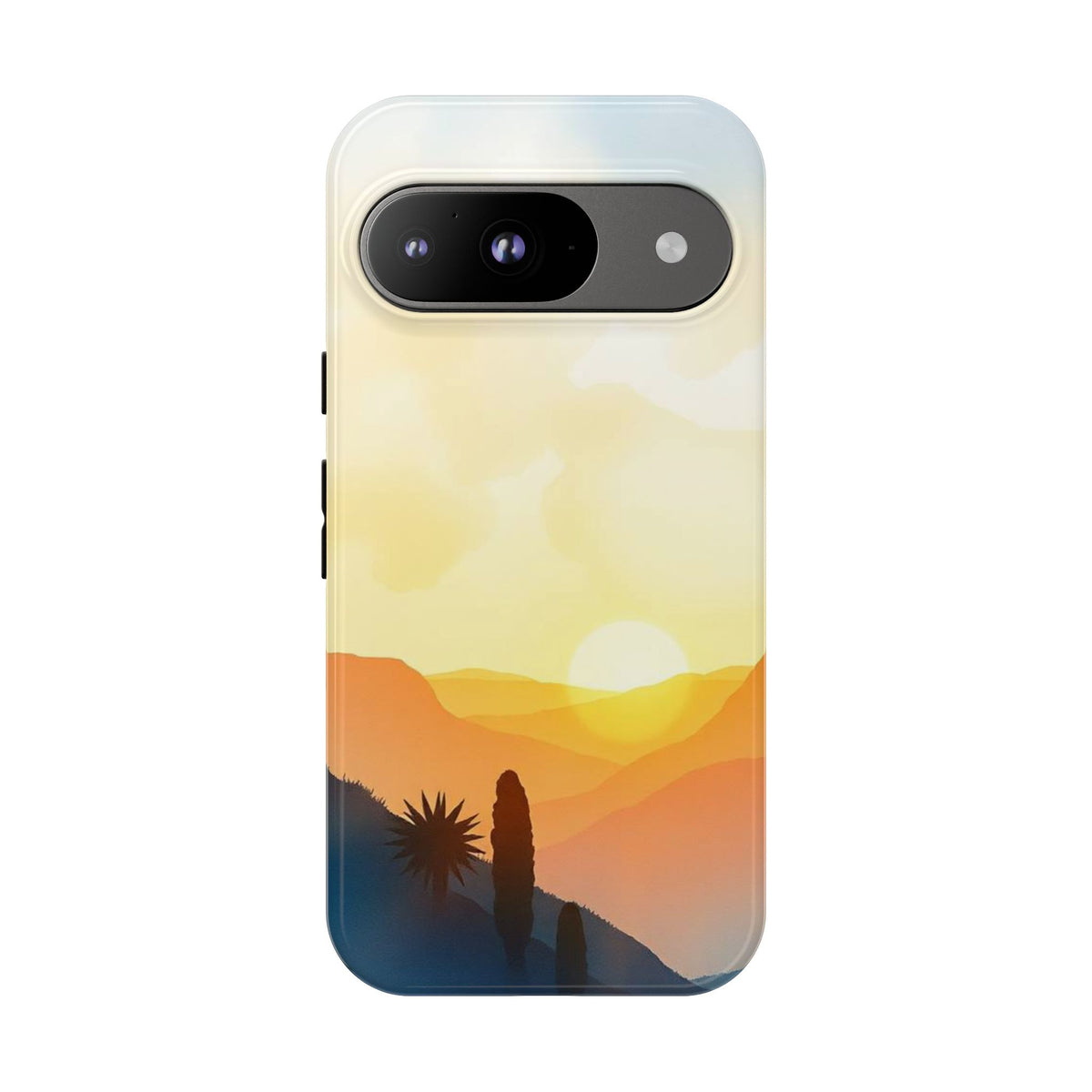 Watercolour Sunset Design Phone Case - Multicolor Phone Case - Google Pixel 9 / Glossy