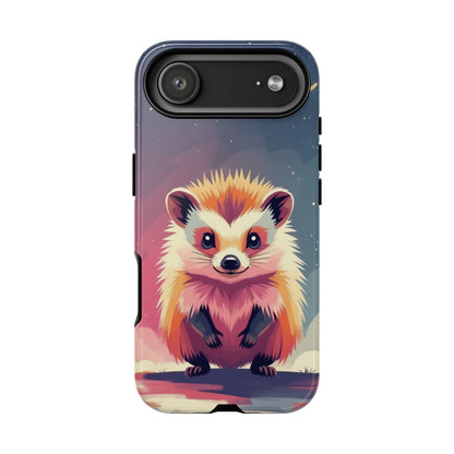 iPhone 17 Air / Glossy Phone Case - Stylised Hedgehog Design Phone Case