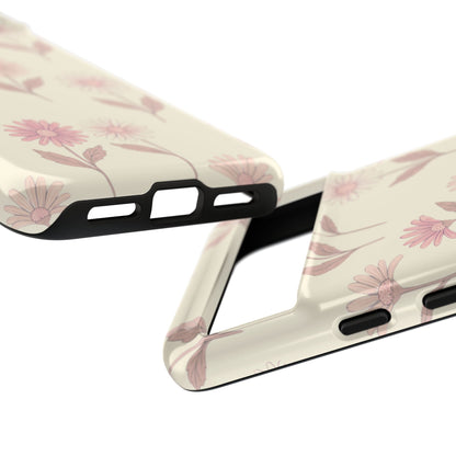 Pretty Blush Daisy Pattern Phone Case