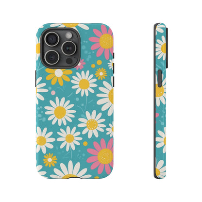 iPhone 15 Pro Max / Glossy Phone Case - Daisies Floral Pattern 5 Phone Case