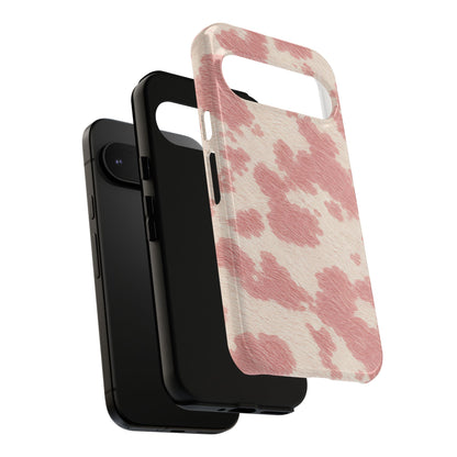 Pretty Blush Cow Print Phone Case