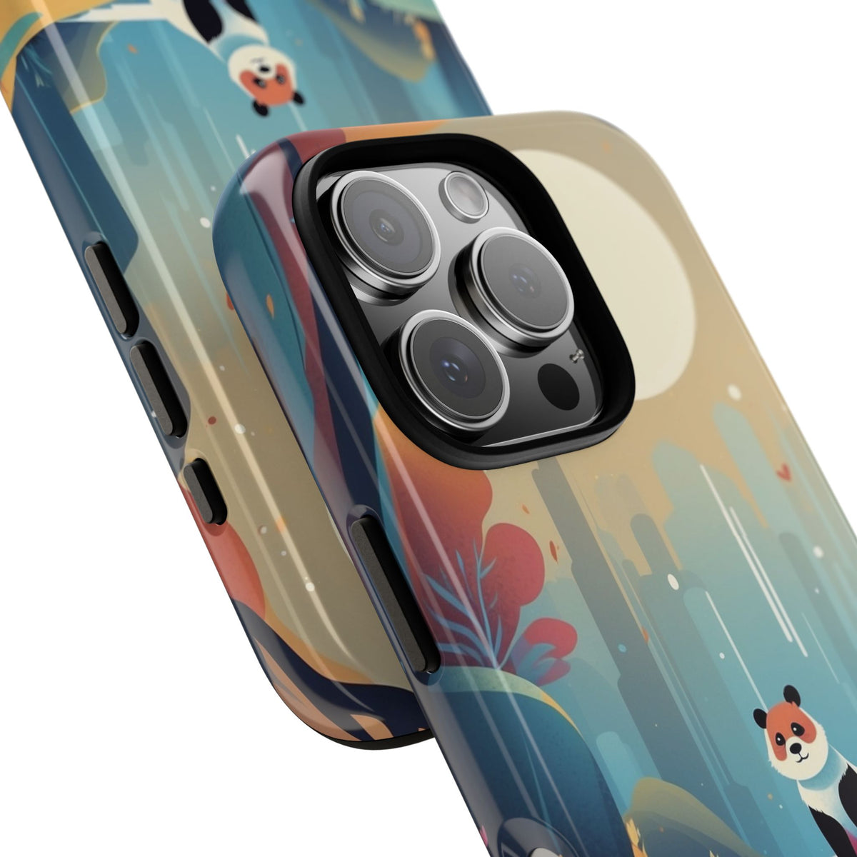 Stylised Panda Design Phone Case - Multicolor Phone Case
