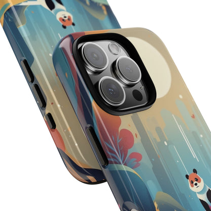 Stylised Panda Design Phone Case - Multicolor Phone Case