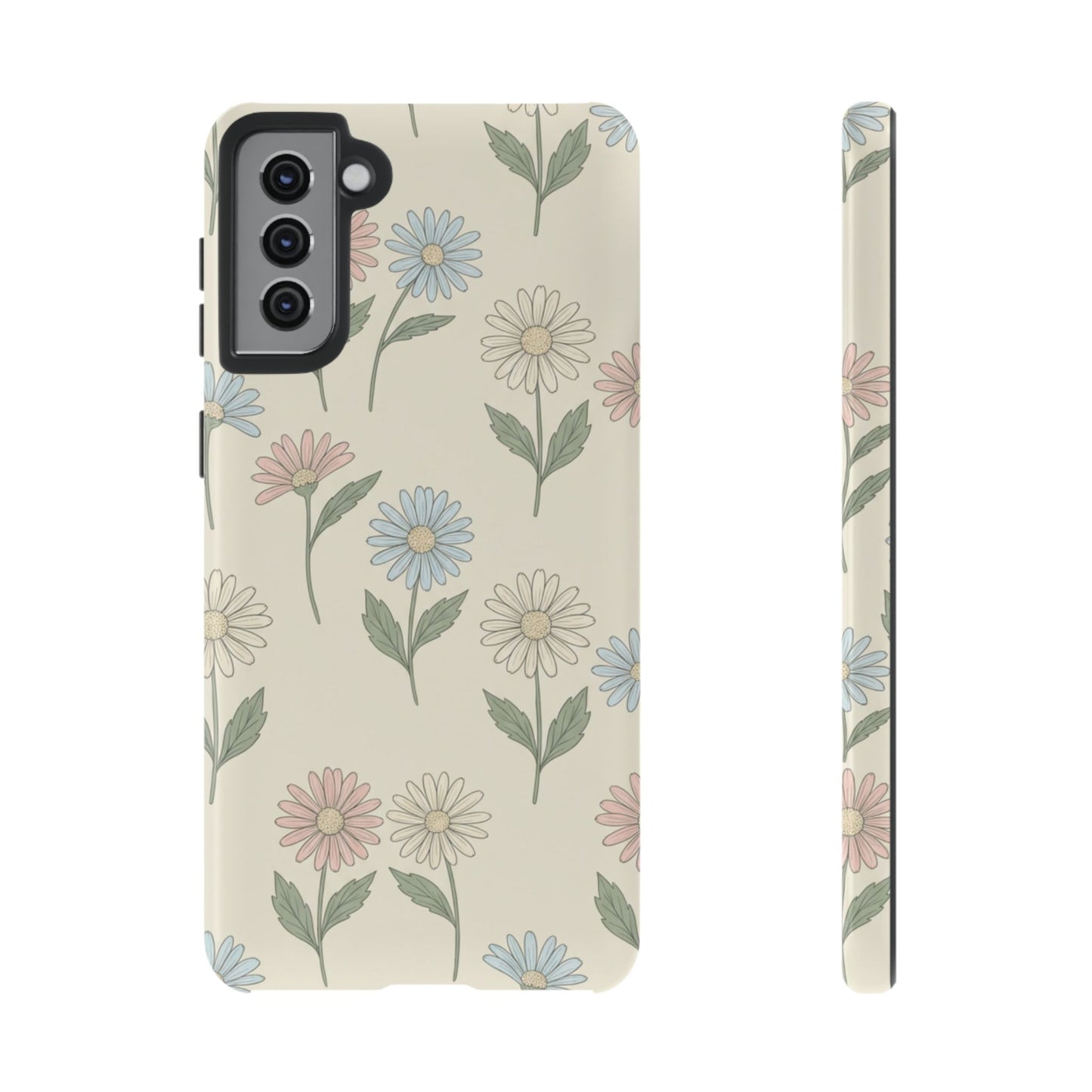 Pretty Pastel Daisy Pattern Phone Case