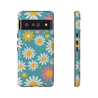 Google Pixel 6 Pro / Glossy Phone Case - Daisies Floral Pattern 5 Phone Case