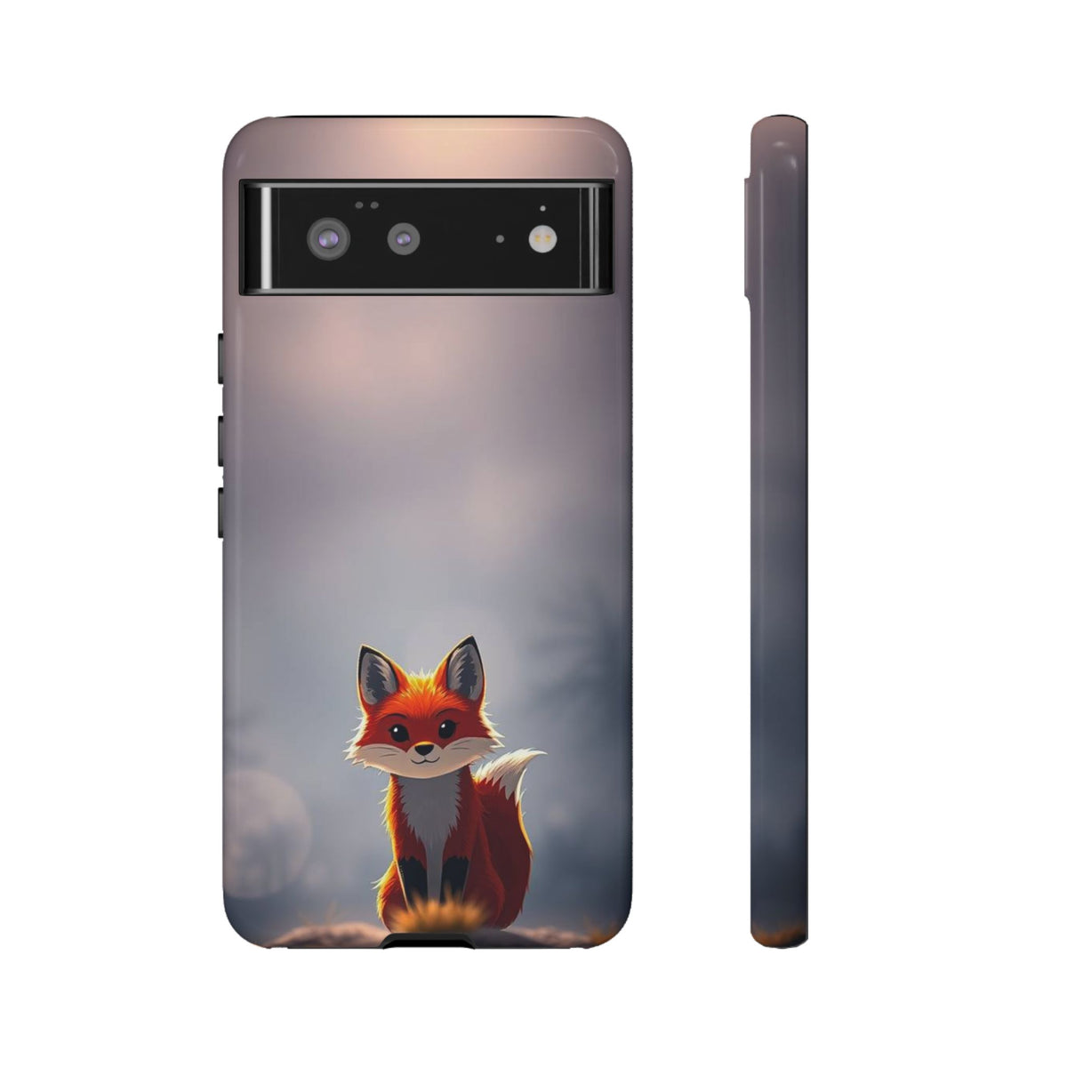 Cute Gothic Fox Design Phone Case - Multicolor Phone Case - Google Pixel 6 / Glossy