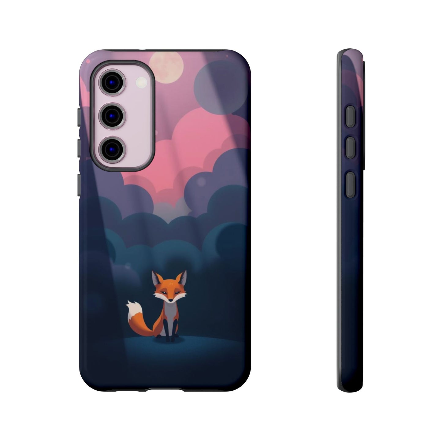 Moody Pop Art Fox Design Phone Case
