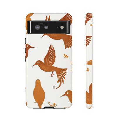 Abstract Bird Pattern Phone Case - Multicolor Phone Case - Google Pixel 6 / Glossy