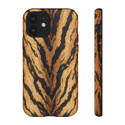 Amber Tiger Print Phone Case