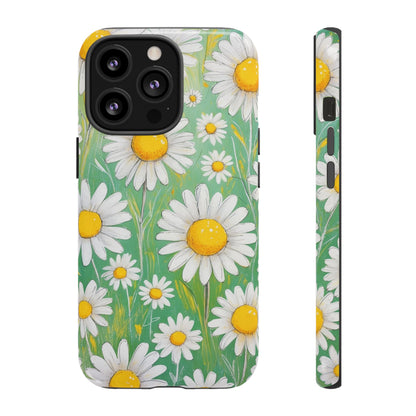 iPhone 13 Pro / Glossy Phone Case - Daisies Floral Pattern 4 Phone Case