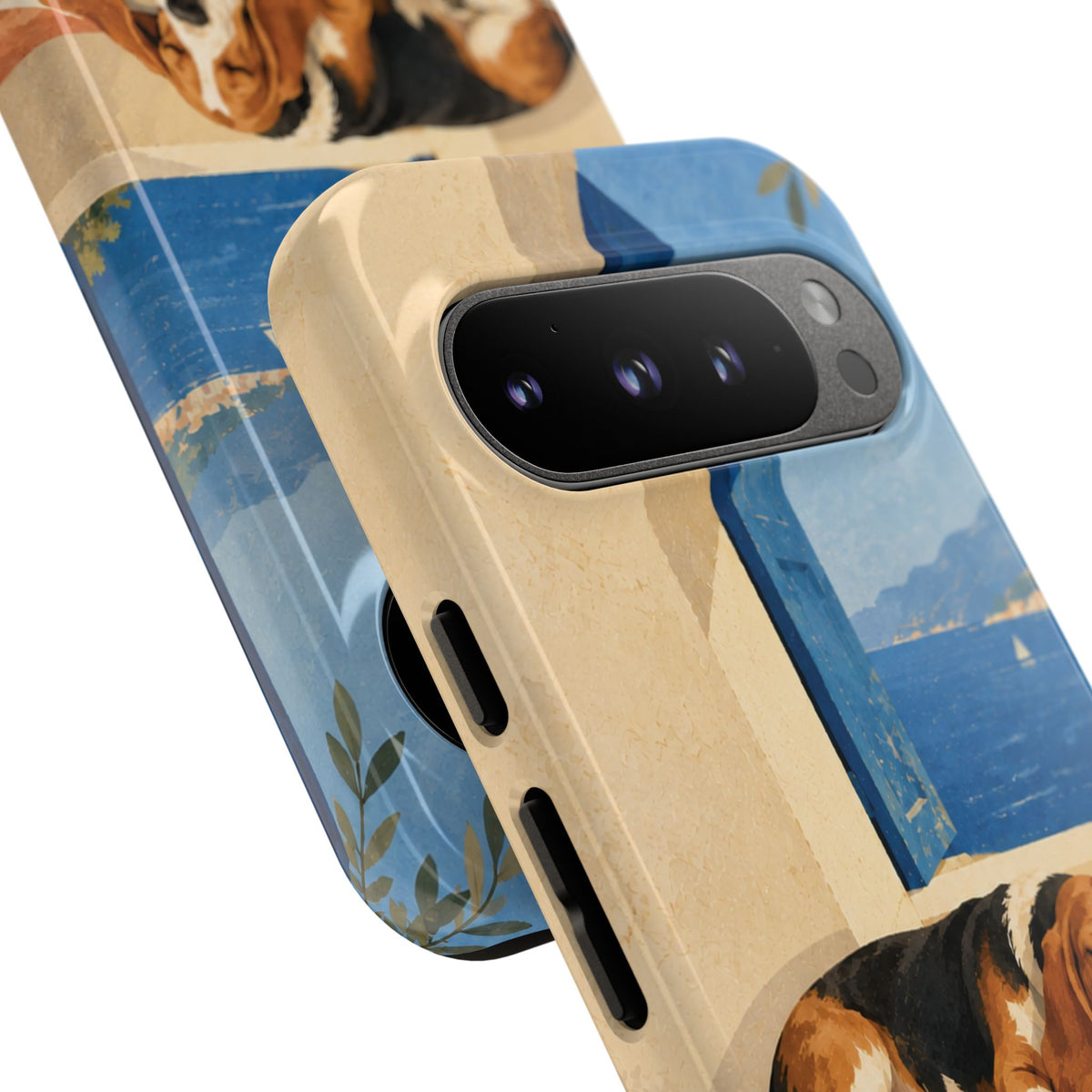 Basset Hound Unfinished Chapter Phone Case - Multicolor Phone Case