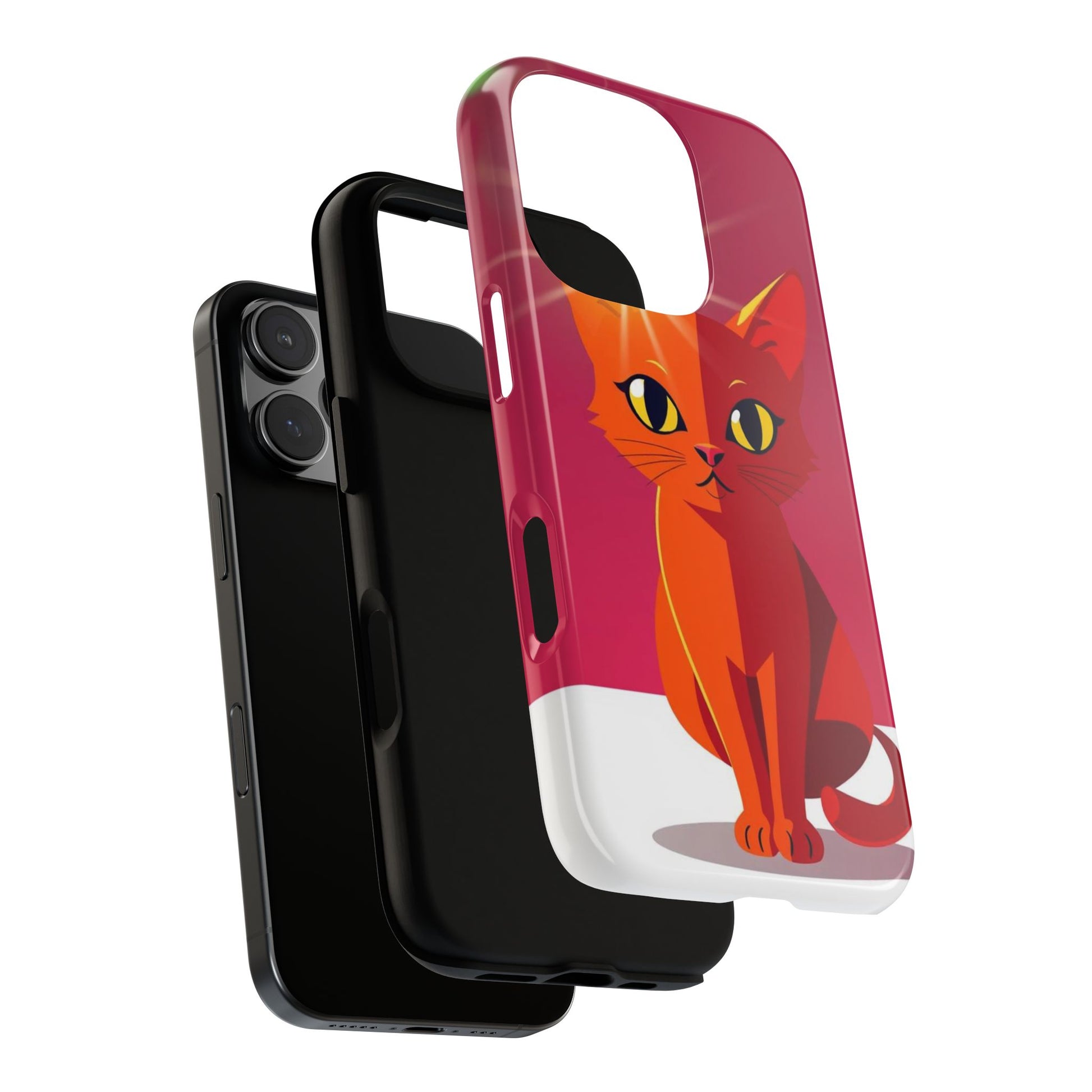 Phone Case - Flashing Cat Design Phone Case