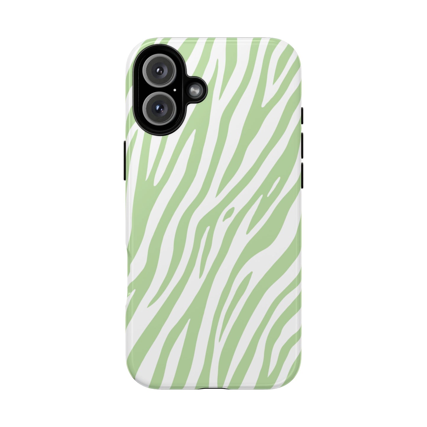 Mint Tiger Print Phone Case