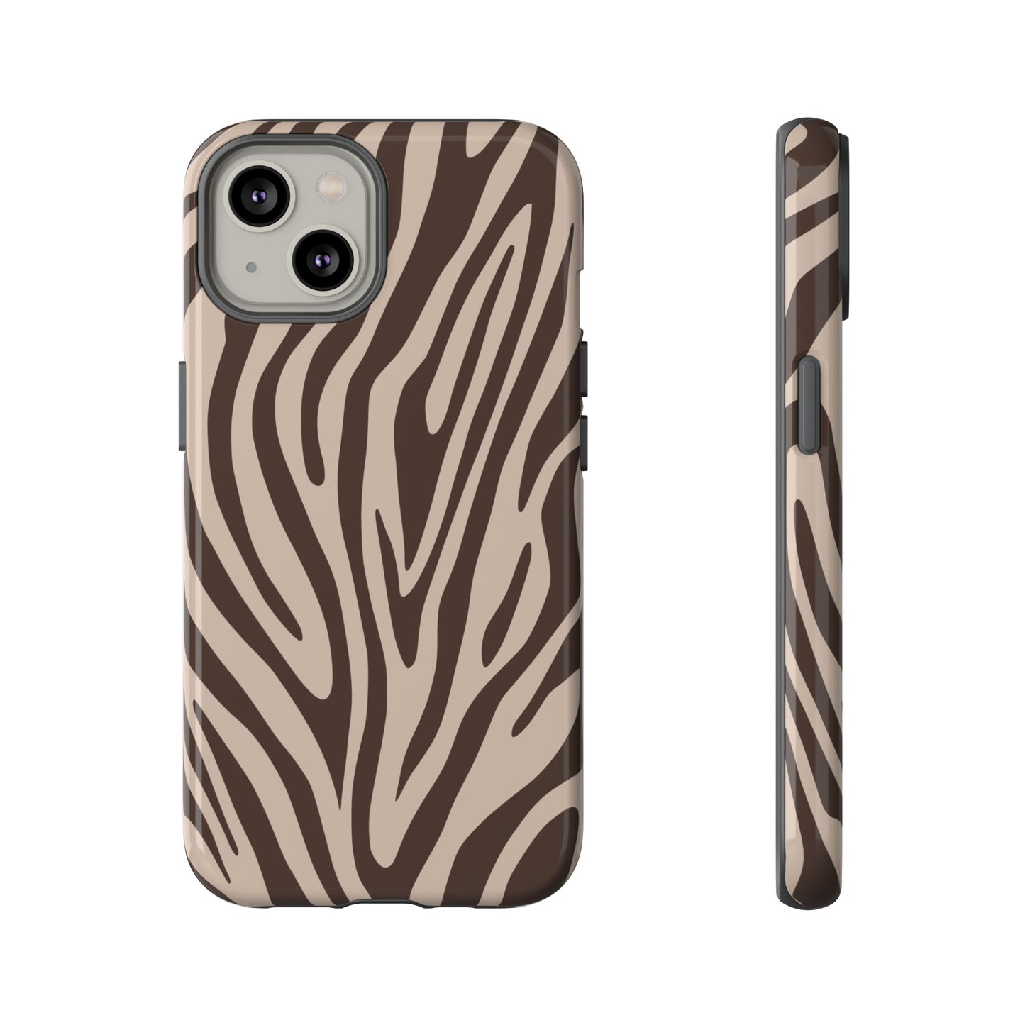 Boutique Mocha Tiger Print Phone Case
