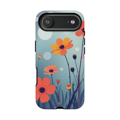 iPhone 17 Air / Glossy Phone Case - Vibrant Wildflowers Design Phone Case