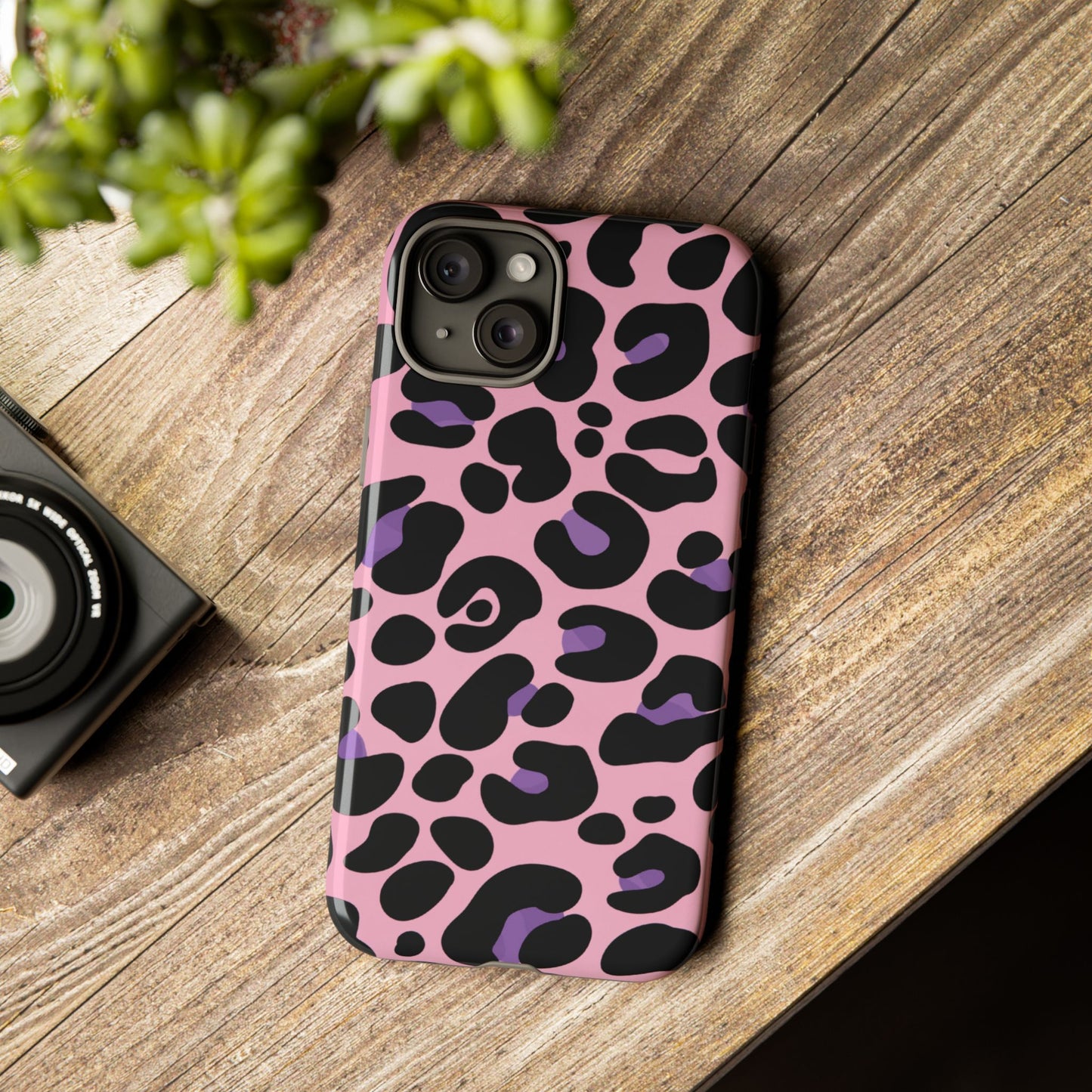 Pretty Pink & Lavender Leopard Print