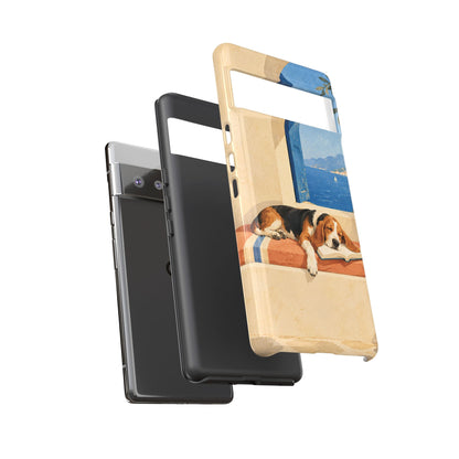 Basset Hound Unfinished Chapter Phone Case - Multicolor Phone Case