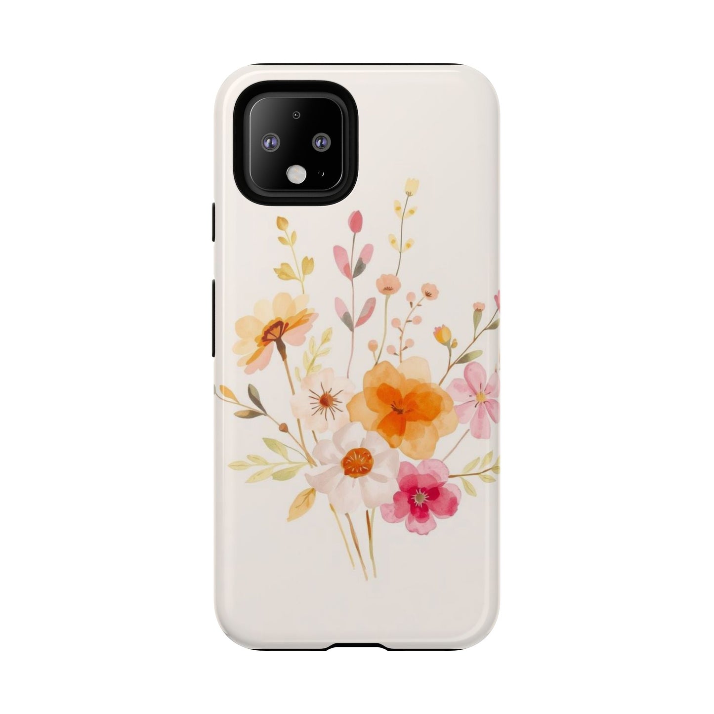 Boho Chic Watercolour Flower Pattern Phone Case