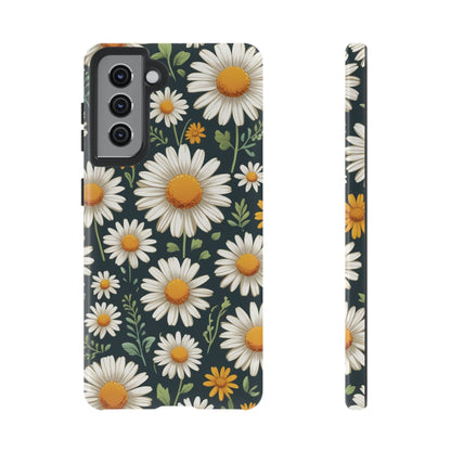 Samsung Galaxy S21 / Glossy Phone Case - Daisies Floral Pattern 3 Phone Case