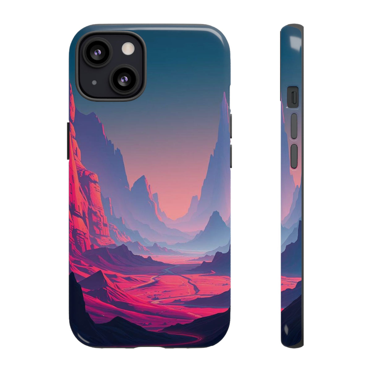 Alien Vista Design Phone Case - Multicolor Phone Case - iPhone 13 / Glossy