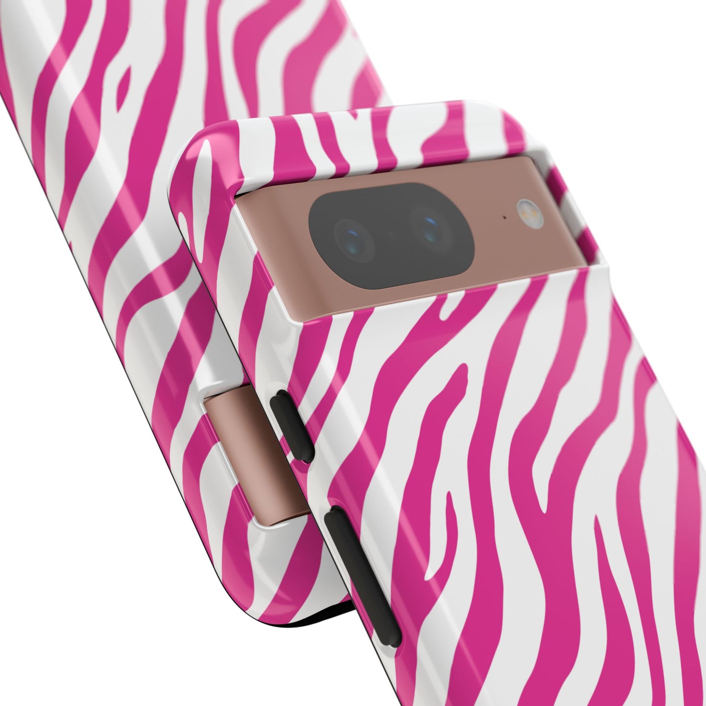 Stylish Hot Pink Zebra Print Phone Case