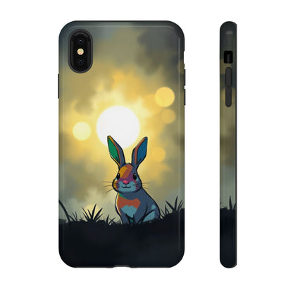 iPhone XS MAX / Glossy Phone Case - Gothic Rabbit Moody Design Phone Case