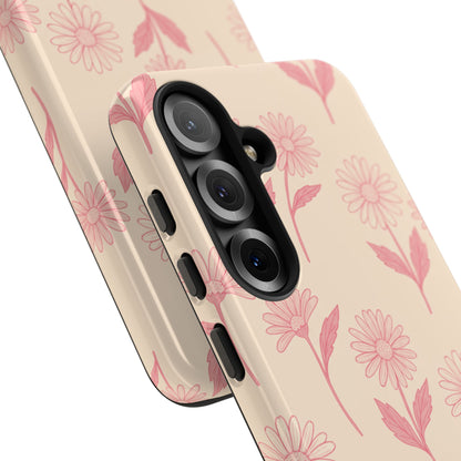 Pretty Pink Daisy Pattern Phone Case