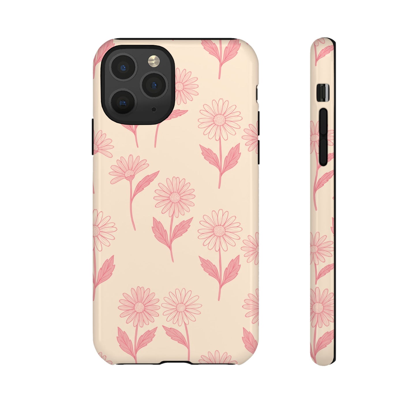 Pretty Pink Daisy Pattern Phone Case