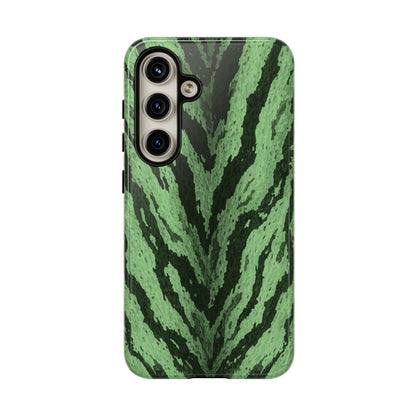 Sage Tiger Print Phone Case