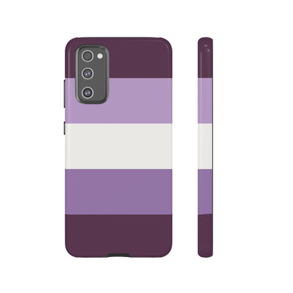 Purple Stripe Pattern Phone Case - Purple Phone Case - Samsung Galaxy S20 FE / Glossy