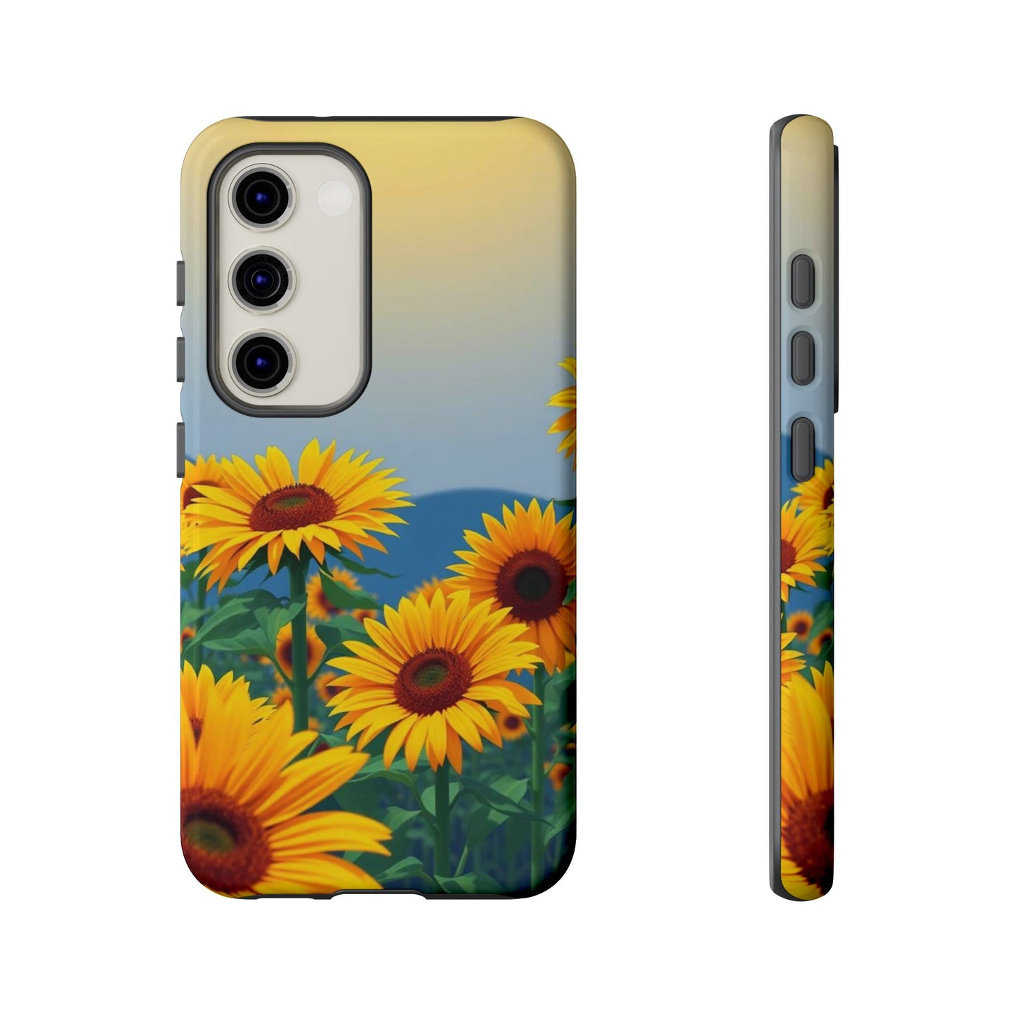 Samsung Galaxy S23 / Glossy Phone Case - Sunflowers Design Phone Case