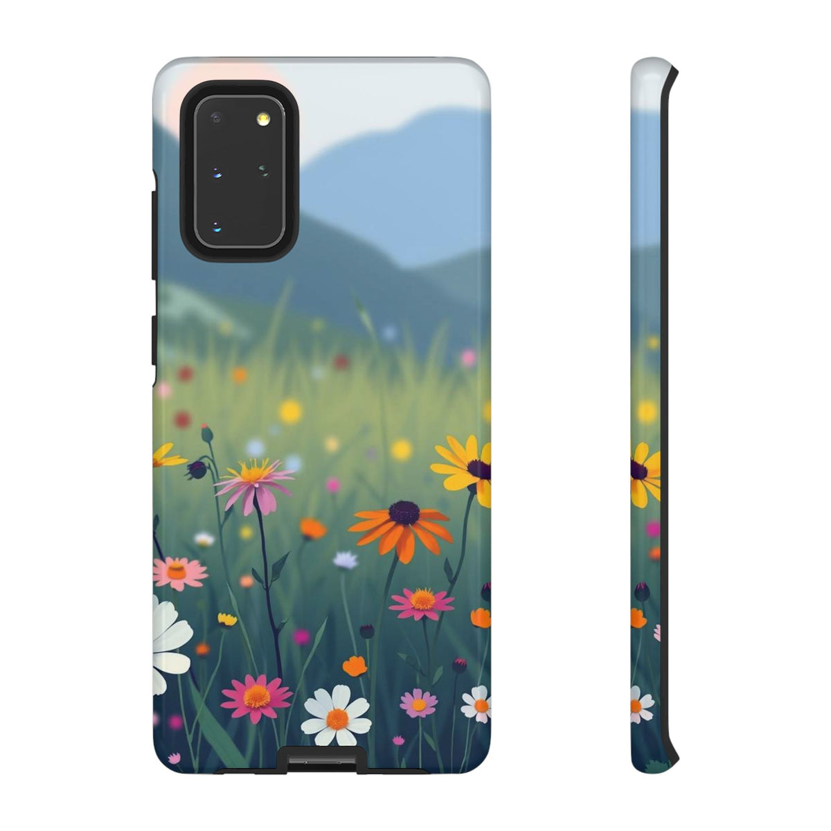 Vibrant Meadow Design Phone Case - Multicolor Phone Case - Samsung Galaxy S20+ / Glossy
