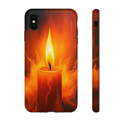 iPhone XS MAX / Glossy Phone Case - Red Candle Phone Case