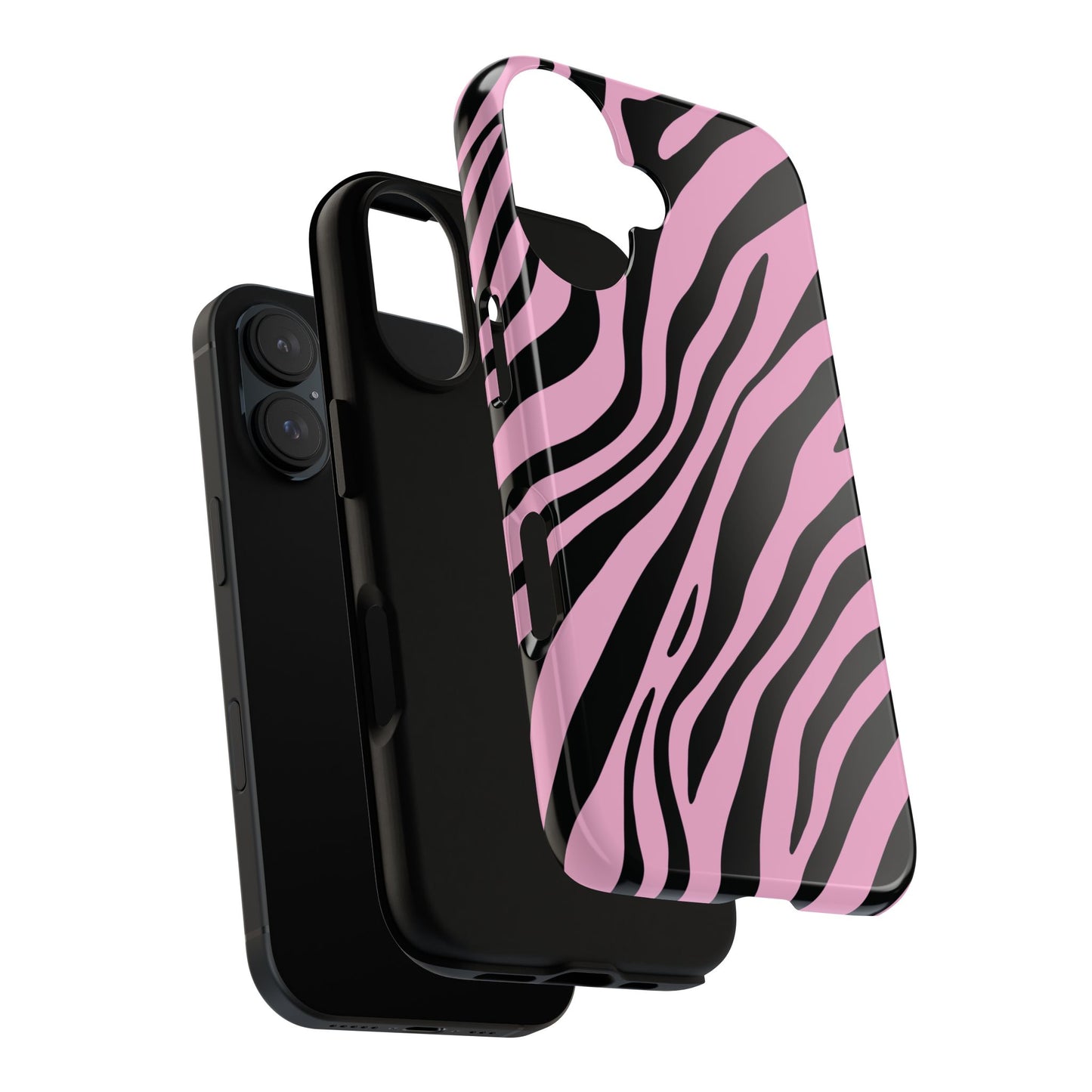Modern Blush Zebra Print Phone Case