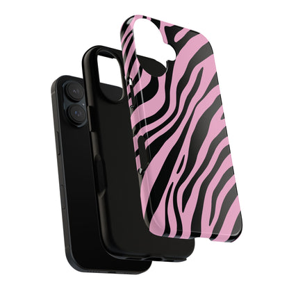 Modern Blush Zebra Print Phone Case