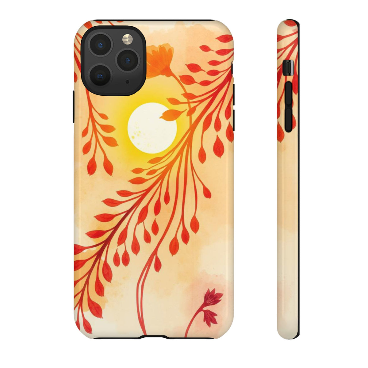 Boho Chic Watercolour Sunset Design Phone Case - Multicolor Phone Case - iPhone 11 Pro Max / Glossy