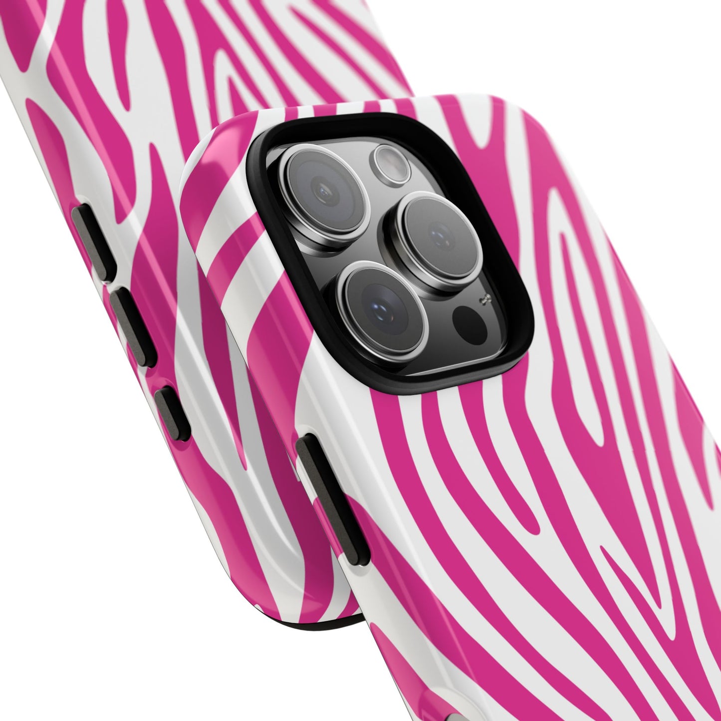 Graphic Hot Pink Tiger Print Phone Case