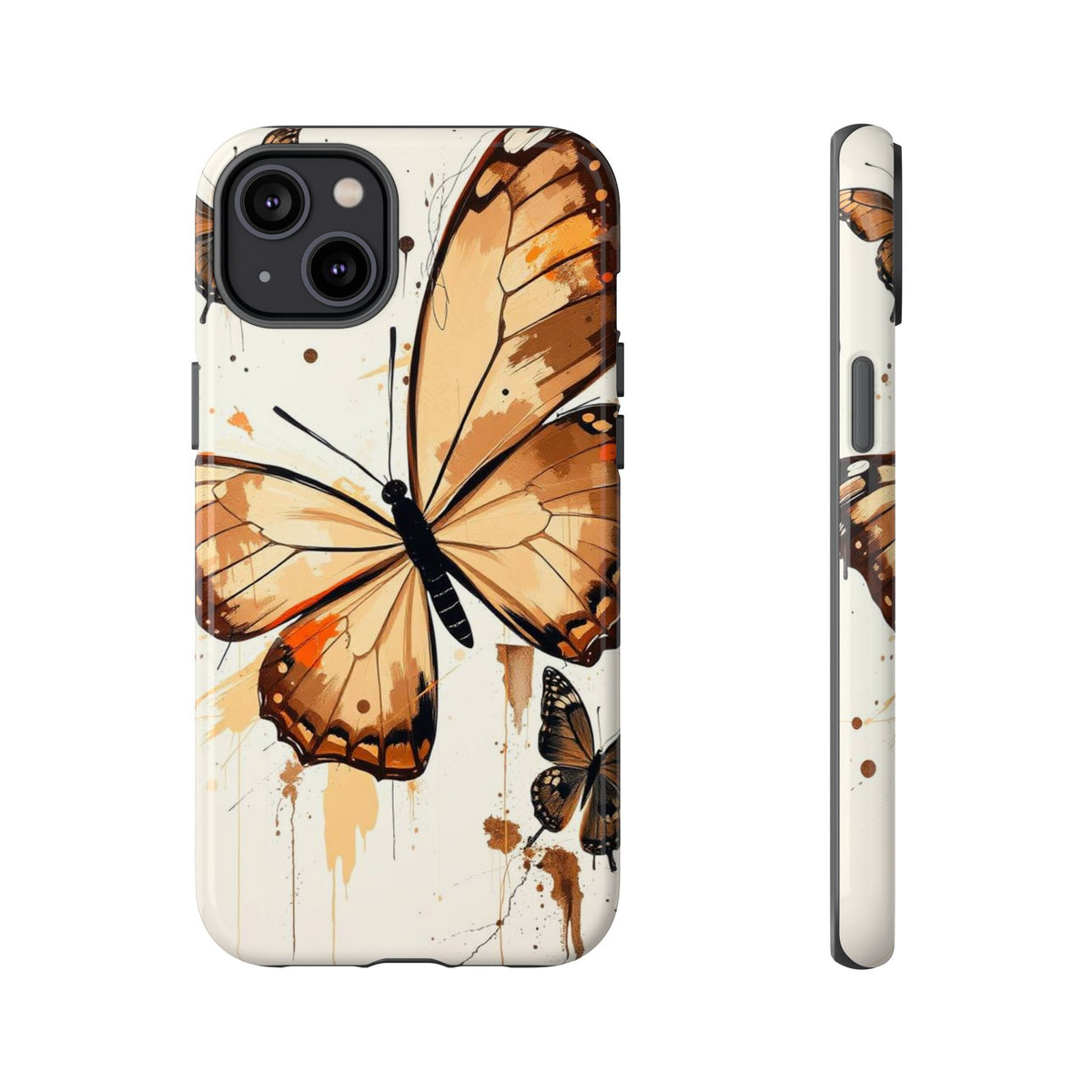 Acrylic Style Butterflies Design Phone Case - Multicolor Phone Case - iPhone 14 Plus / Glossy